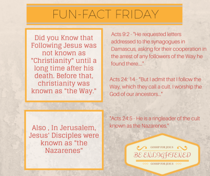Did you Know that Following Jesus was