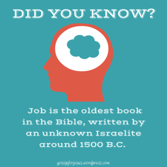 Many scholars agree that Job is the