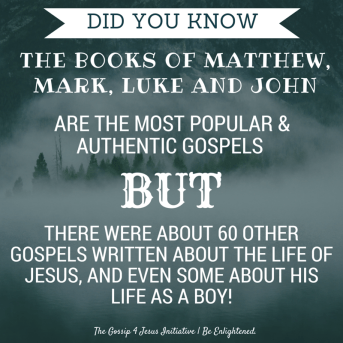 DID YOU KNOW-Matthew, Mark, Luke and